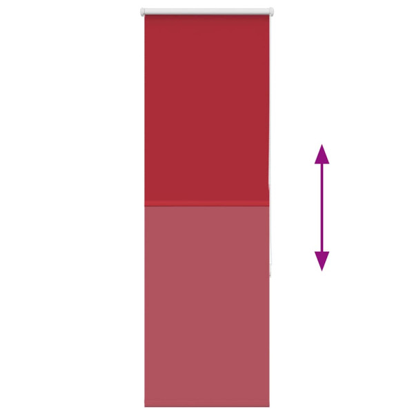 Estor Enrollable Opaco Rojo 45x175 cm Tela Ancho 40.7 cm M 5