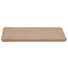Alfombrilla autoadhesiva escalera 30 uds beige 65x24.5x3.5 cm 3