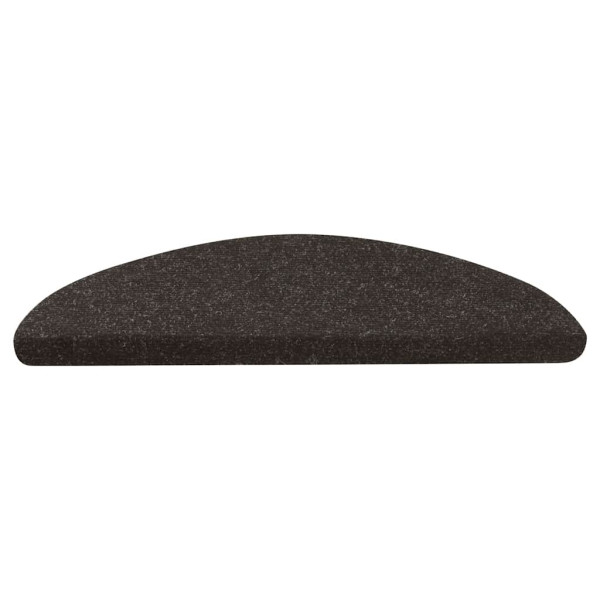 Tapetes de escada adesivos 20 pcs 56x17x3 cm preto M 3