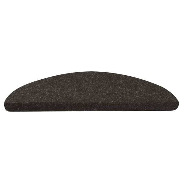 Tapetes de escada adesivos 20 pcs 65x22.5x3.5 cm preto M 3