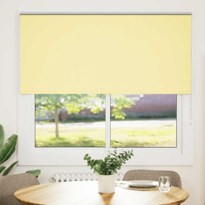 Estor Enrollable Opaco Amarillo 145x150 cm Tela Ancho 141.6 cm H