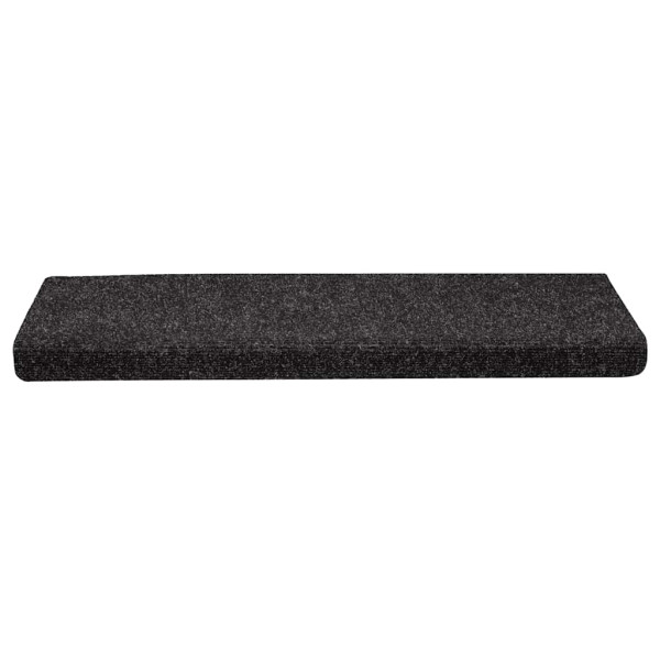 Alfombrilla autoadhesiva escalera 30 uds negro 65x21x4 cm M 3