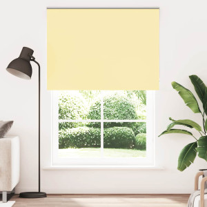 Estor Enrollable Opaco Amarillo 150x230 cm Tela Ancho 146.6 cm H