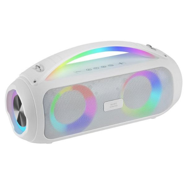 Altavoz con bluetooth Mars Gaming MS-Pulse blanco M 3