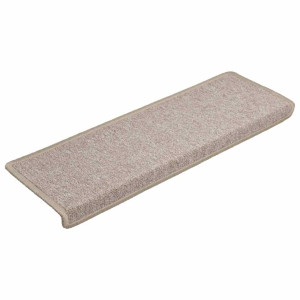 Alfombrilla escalera 30 uds 65x21x4 cm taupe H