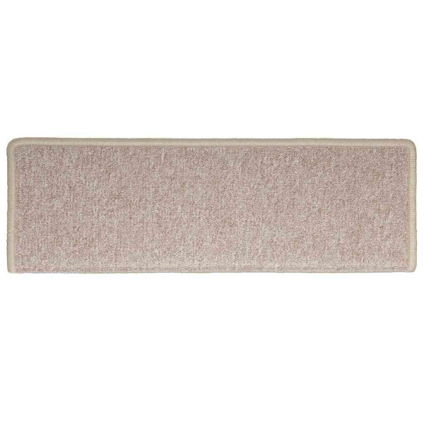 Alfombrilla escalera 30 uds 65x21x4 cm taupe M 4