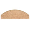 Alfombrilla escalera 30 uds doradas 65x21x4 cm 4