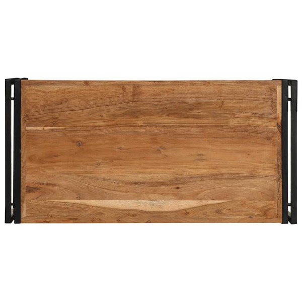 Mesa de centro 100x50x35 cm madeira de acácia maciça M 4