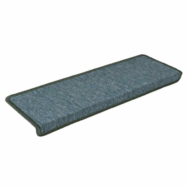 Alfombrilla escalera 30 uds 65x21x4 cm verde M 2