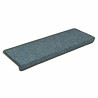 Alfombrilla escalera 30 uds 65x21x4 cm verde 2