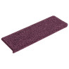 Alfombrilla escalera 30 uds 65x21x4 cm morado oscuro 2