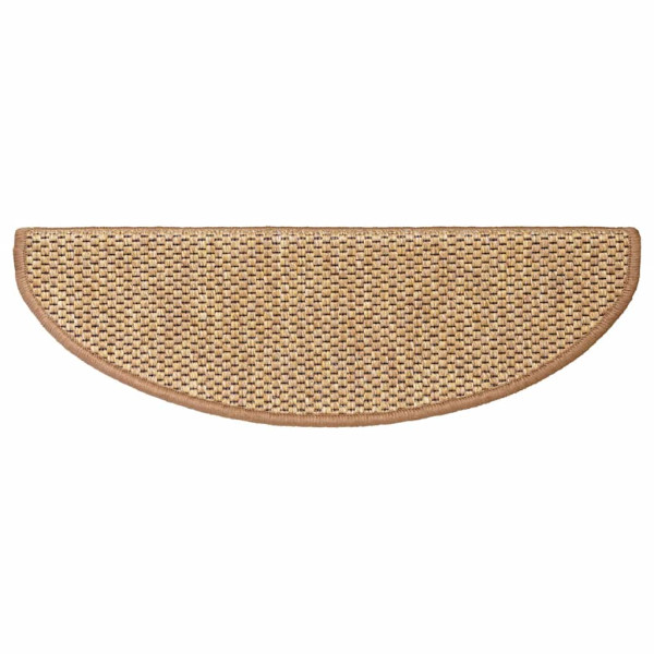 Alfombra autoadhesiva escalera sisal 30 uds 65x21x4 cm sisal M 5