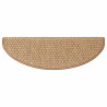 Tapete de escada de sisal autoadesivo 30 peças 65x21x4 cm sisal 5