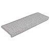 Alfombra autoadhesiva escalera sisal 30 uds 65x21x4 cm Platina 2