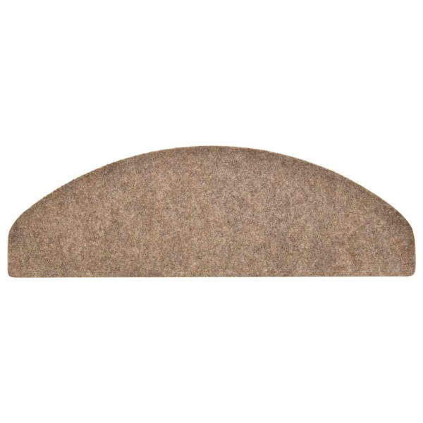 Alfombrilla autoadhesiva escalera 30 uds crema 65x21x4 cm M 4