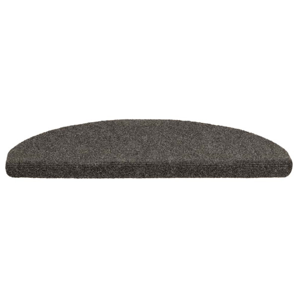 Alfombrilla autoadhesiva escalera 20 uds antracita 65x21x4 cm M 3