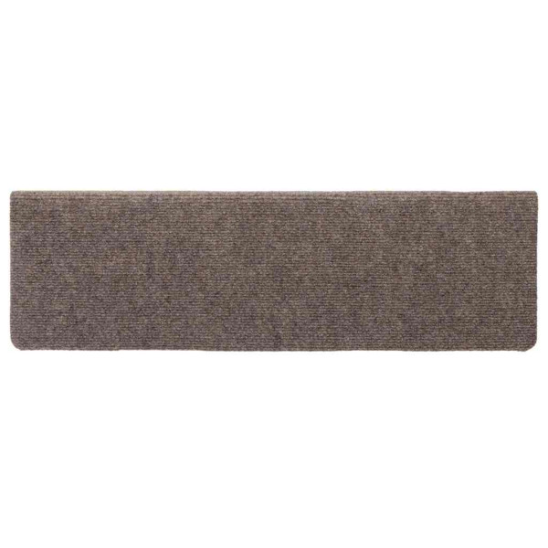 Alfombrilla autoadhesiva escalera 30 uds crema 65x21x4 cm M 4