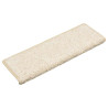 Alfombrilla escalera 30 uds 65x21x4 cm blanco 2