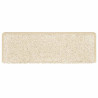 Alfombrilla escalera 30 uds 65x21x4 cm blanco 4
