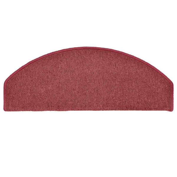 Alfombrilla escalera 30 uds rojo 65x24x4 cm M 4
