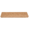 Tapetes de escadas 30 pcs 65x21x4 cm bege 3