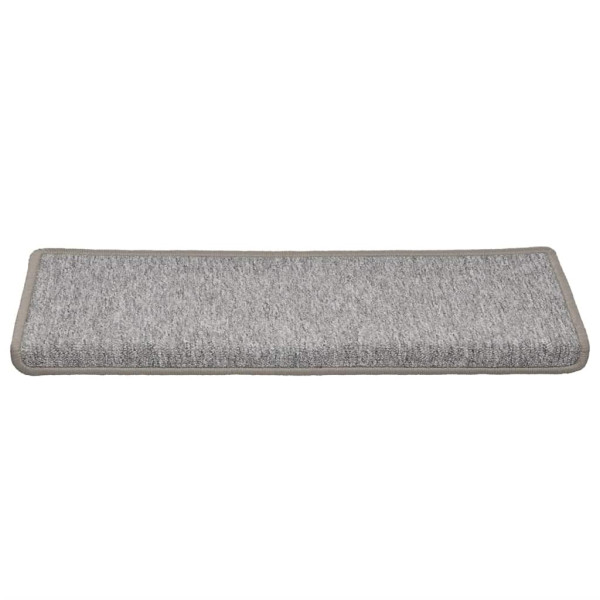 Alfombrilla escalera 30 uds 65x21x4 cm gris claro M 3