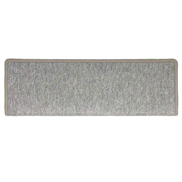 Alfombrilla escalera 30 uds 65x21x4 cm gris claro M 4