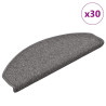 Tapetes de escada 30 pcs 65x24x4 cm cinzento-escuro 1