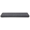 Alfombrilla escalera 30 uds 65x21x4 cm Gris y negro 3