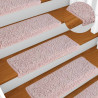 Tapetes de escadas 30 pcs 65x21x4 cm branco e rosa 5