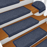 Tapetes de escadas 30 pcs 65x21x4 cm cinzento e azul 5
