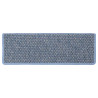 Alfombra autoadhesiva escalera sisal 30 uds 65x21x4 cm azul 5