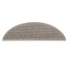 Alfombra autoadhesiva escalera sisal 30 uds 56x17x3 cm plateado 5