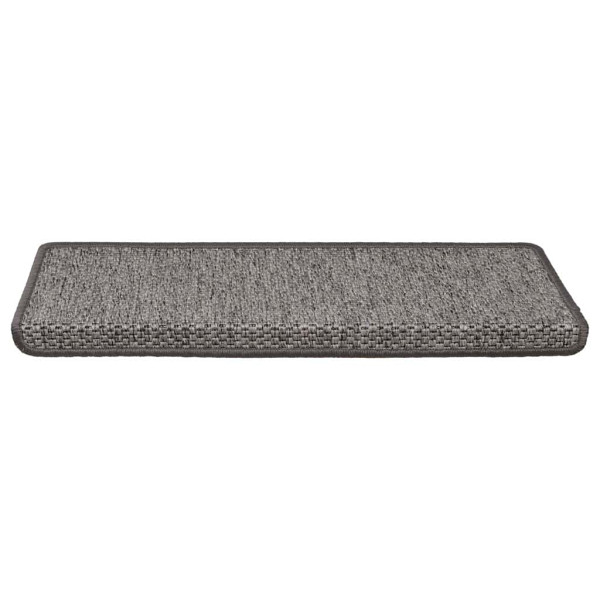 Alfombra autoadhesiva escalera sisal 30 uds Grey and Beige M 3