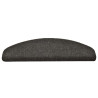 Tapetes de escada autoadesivos 30 peças 65x21x4 cm antracite semicircular grande 3