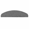 Alfombrilla autoadhesiva escalera 30 uds gris 65x22.5x3.5 cm 3