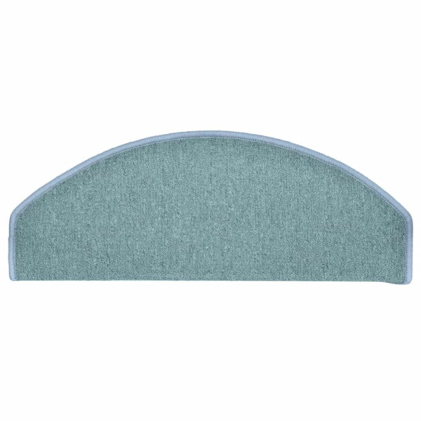 Alfombrilla escalera 30 uds azul 65x24x4 cm M 4