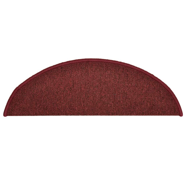 Tapete de escada 30 peças vermelho 56x17x3 cm M 4