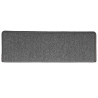 Alfombrilla escalera 30 uds 65x21x4 cm gris oscuro 4