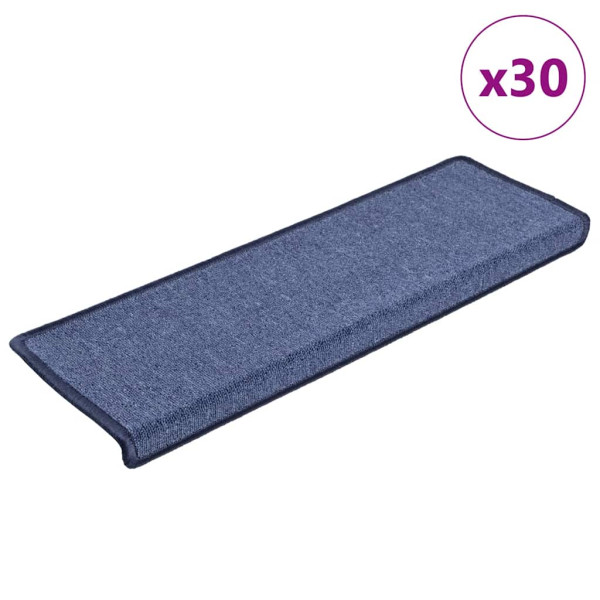 Alfombrilla escalera 30 uds 65x25 cm azul D