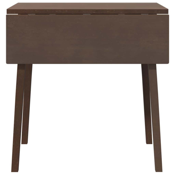 Mesa de comedor de madera maciza de caucho marrón M 5