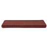 Alfombrilla escalera 30 uds 65x21x4 cm Rojo mate 3