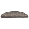 Alfombra autoadhesiva escalera sisal 30 uds marrón beige 3