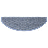 Tapetes escada adesivos aspeto sisal 30 pcs 65x21x4 cm azul 5