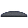 Tapetes de escada 30 pcs 56x17x3 cm cinzento escuro e azul 3