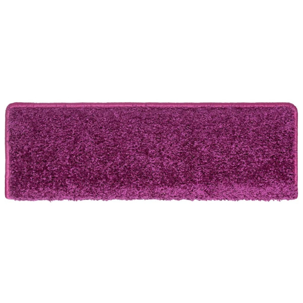 Alfombrilla escalera 30 uds 65x21x4 cm violeta M 4