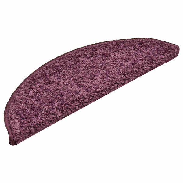 Tapetes de escada 30 pcs 56x17x3 cm roxo-escuro M 2