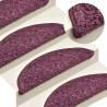 Tapetes de escada 30 pcs 56x17x3 cm roxo-escuro 5
