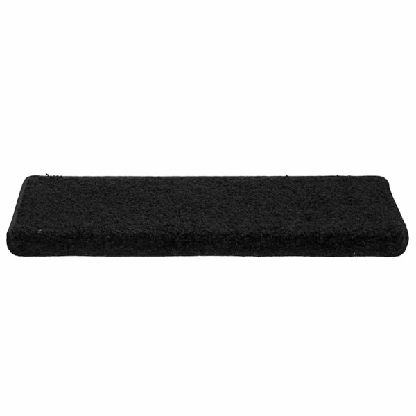 Alfombrilla escalera 30 uds 65x21x4 cm negro M 3