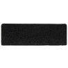 Alfombrilla escalera 30 uds 65x21x4 cm negro 4